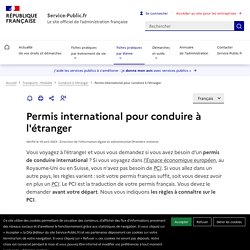 Conduire hors Europe : permis français, permis international