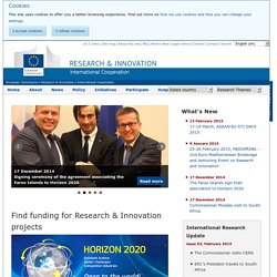 The International Cooperation Research activities of the European Commission - International Cooperation - Research & Innovation