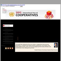 2012 - International Year of Cooperatives