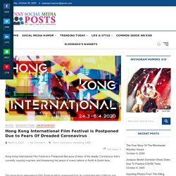 Hong Kong International Film Festival is Postponed Due Coronavirus