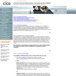 CICD - Center for International Career Development [International Internships, Training, Work and Travel and Volunteer Programs]