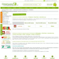 Livraisons à l'international, Greenweez, produits écologiques, bio, naturels