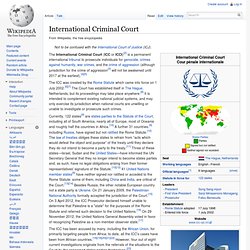 International Criminal Court