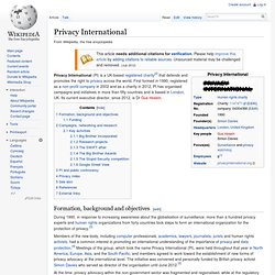 Privacy International - Wiki