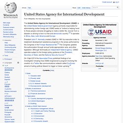 United States Agency for International Development - Wiki