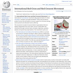 International Red Cross and Red Crescent Movement - Wikipedia, t