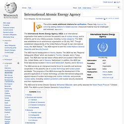 International Atomic Energy Agency