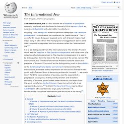 The International Jew