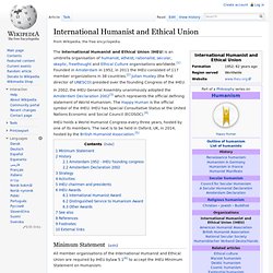 International Humanist and Ethical Union