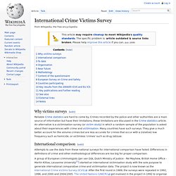 International Crime Victims Survey