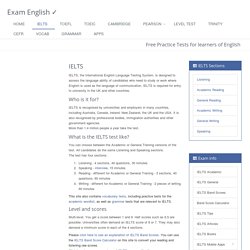 IELTS - the International English Language Testing System - Exam English