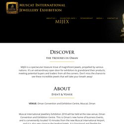 Muscat International Jewellery Exhibition 2018