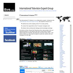 International TV Explorer [Beta] - Global Internet TV Portals & Online Video Players