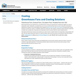 Cooling - International Greenhouse Company