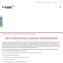 RAK international Company Incorporation Services