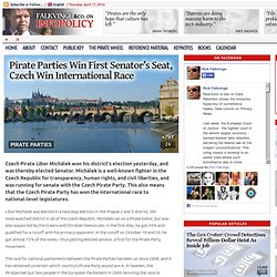 Pirate Parties Win First Senator’s Seat, Czech Win International Race