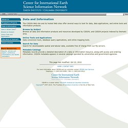 Center for International Earth Science Information Network