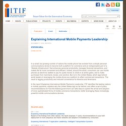 Explaining International Mobile Payments Leadership