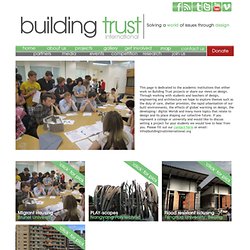 Research: Building Trust international - Building Trust in academic institutions.