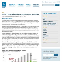 Rhodium Group » China’s International Investment Position: An Update