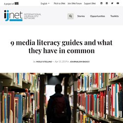 9 media literacy guides and what they have in common