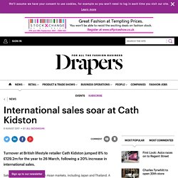 International sales soar at Cath Kidston