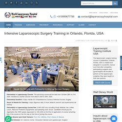 International Laparoscopic Surgery training in USA