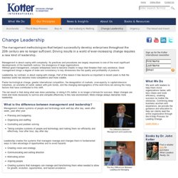 Kotter International - Change Leadership