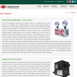 Rax-Tech International: Industrial Emergency light manufacturers in India