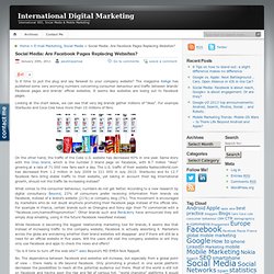 International Digital Marketing » Social Media: Are Facebook Pages Replacing Websites?