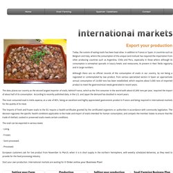 International markets