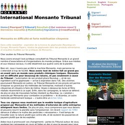 International Monsanto Tribunal - April 2017