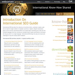 International SEO: Multilingual Search Engine Optimisation - Webcertain