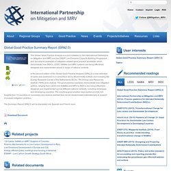 International Partnership on Mitigation and MRV