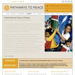 Home - International Day of Peace