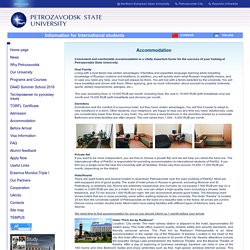 Information for International students - Petrozavodsk State University - PetrSU