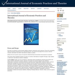 International Journal of Economic Practices and Theories