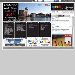 The ACM-ICPC International Collegiate Programming Contest