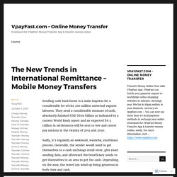 Mobile Money Transfers