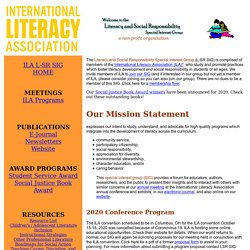 International Reading Association's Literacy & Social Responsibility Special Interest Group