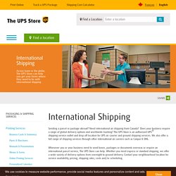 International Shipping & Courier Services