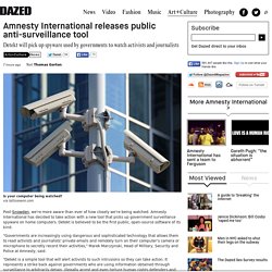 Amnesty International releases public anti-surveillance tool