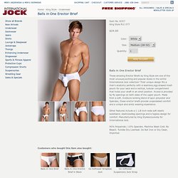 Balls in One Erector Brief at International Jock Underwear & Swimwear