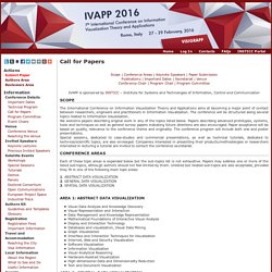 IVAPP 2016 - International Conference on Information Visualization Theory and Applications