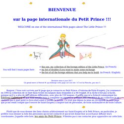 Le Petit Prince : International Webpage by Patrick TOURREAU. 2012.