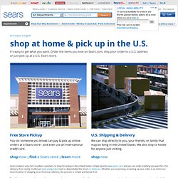 Appliances, Tools, Electronics, Apparel and more from Craftsman, Kenmore, Diehard and other Leading Brands