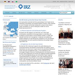 About the IRZ Foundation: IRZ.de