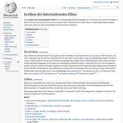 Lexikon des Internationalen Films