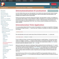 Internationalisation & Localisation