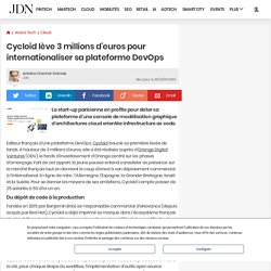 Cycloid lève 3 millions d'euros pour internationaliser sa plateforme DevOps